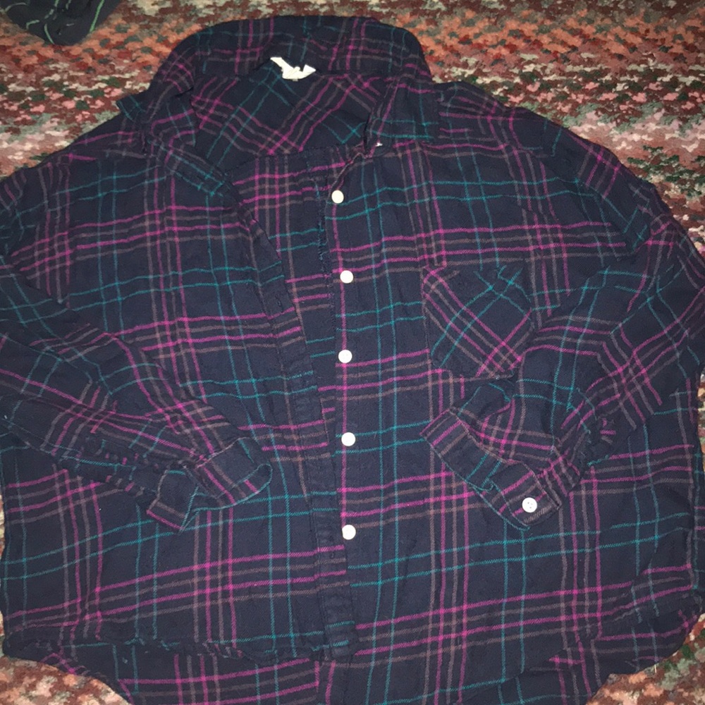 Plaid dress shirt